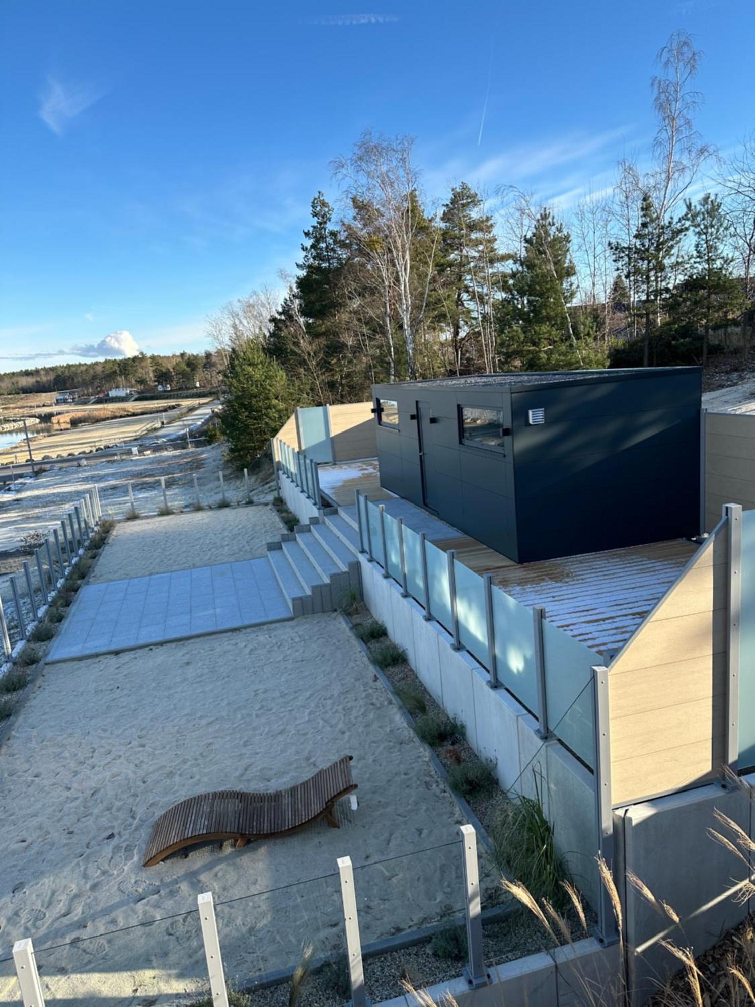 Schwimmendes Ferienhaus Sky Elsterheide Eksteriør bilde